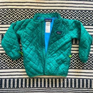 Patagonia Toddlers Nano Puff Jacket in Green